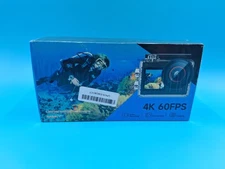 4K60FPS 30MP Action Camera with Front LCD & Touch Rear Screens Underwater -Green