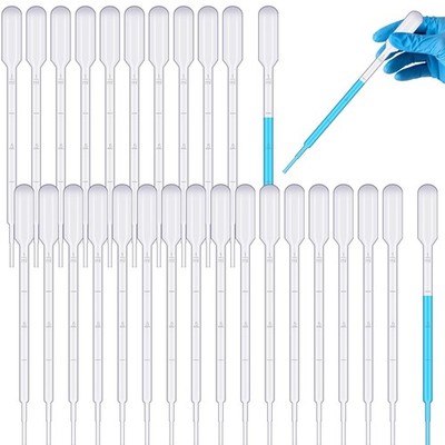 Pipetten 1ml 30 Stück Einweg Kunststoff Dosierpipetten für Experiment Pflanzen