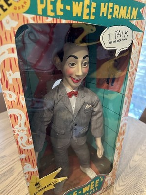 Working VTG Pee-Wee Herman Talking Pull String Doll 18” Original
