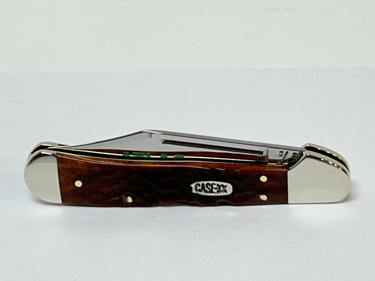 VINTAGE CASE XX ATLAS CHESTNUT BONE MINI COPPERLOCK 61749L KNIFE