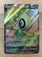 Celebi V 160/198 Chilling Reign NM Full Art Ultra Rare Pokemon Card