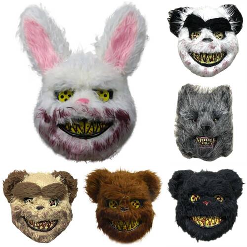 Creepy Bunny Rabbit Mask Games Latex Scary Halloween Cosplay Costume Party Props | eBay Creepy Bunny Rabbit Mask Games Latex Scary Halloween Cosplay Costume Party Props | eBay