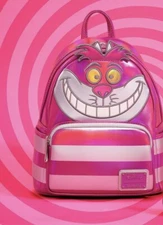 NWT Loungefly Disney 100 Platinum Cheshire Cat LE Mini Backpack Ships Same Day