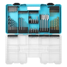 DuraTech 99PCS Screwdriver Bit and Drill Bit Set with Tough Case  1/4" Hex Bits