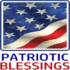 30 Custom Patriotic Flag Blessings Personalized Address Labels