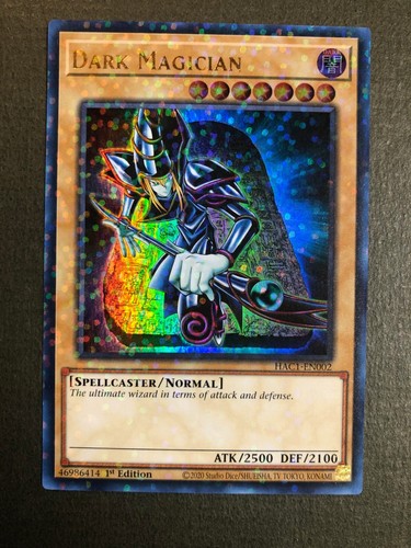 Yugioh - Dark Magician HAC1-EN002 1st Edition Dual Terminal Ultra PF Pristine!