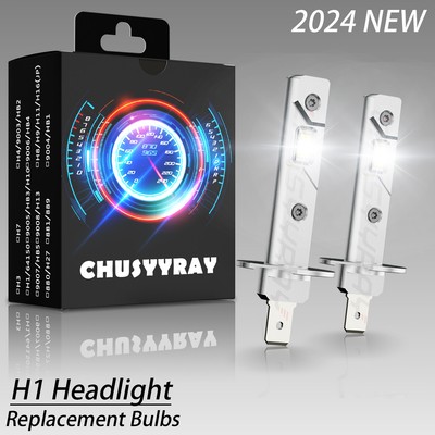 AUXITO H1 LED Headlight Bulb Conversion Kit - 6500K White, High/Low Beam, Super Bright