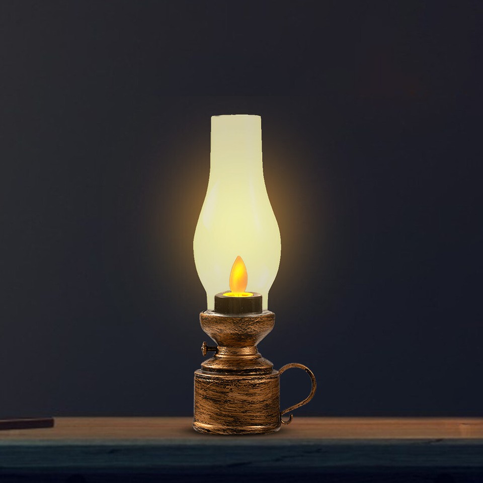 New Camping Kerosene Lamp Flameless Oil Table Decorative Lamp Home