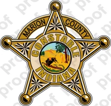 STICKER CIVIL MARION COUNTY CONSTABLE BRZ