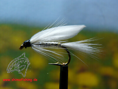 Nassfliege '' White Miller '' 3er Set