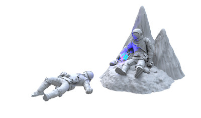 Dead Space Suit Workers | Sci-Fi LED Terrain | Moonshine Miniatures