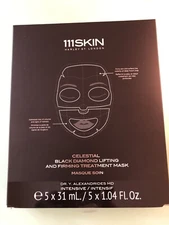 111SKIN Celestial Black Diamond Lifting and Firming Treatment Mask 5x31 Ml NEW