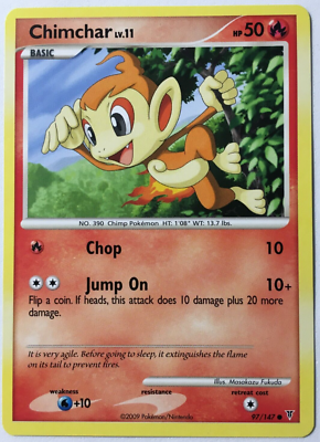 POKEMON CHIMCHAR LV.11 97/147 SUPREME VICTORS COMMON NEAR MINT | eBay