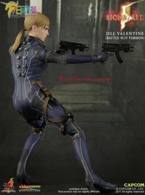 Perfect Hot Toys 1/6 Vgm13 Jill Valentine Battle Suit Version In
