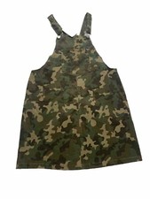 New Forever 21 Camo Overall Dress Womens Medium Green NWT M