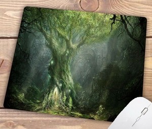 Enchanted Forest Mouse Mat Pad Country Road Forrest Driving Computer #13062