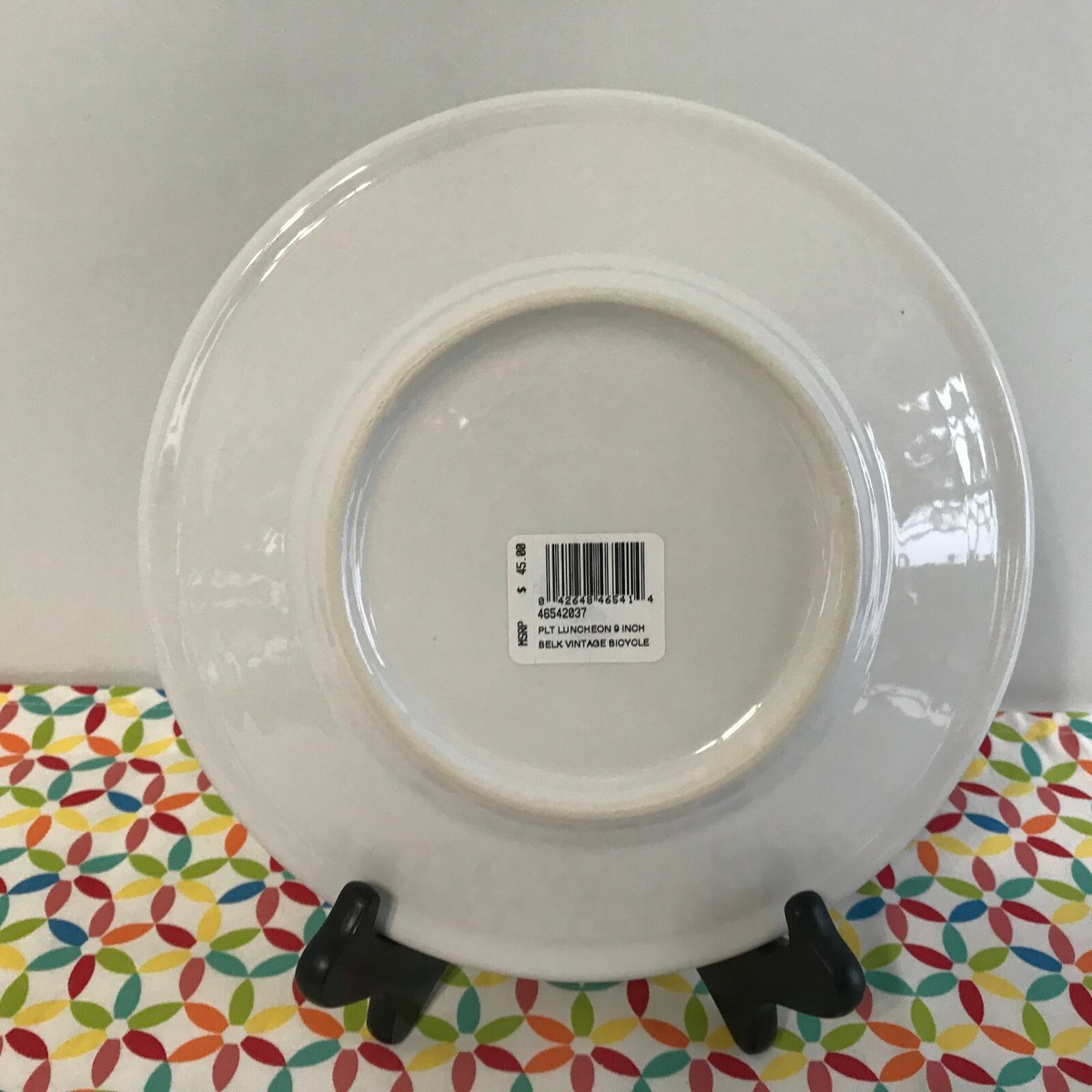 Fiesta Ceramic Floral Bouquet 9 Luncheon Plate - Macy's