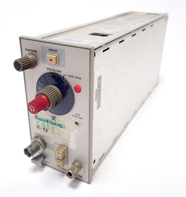 TEKTRONIX 5A19N DIFFERENTIAL AMPLIFIER PLUG IN 2 MHz for 5000 SERIES, AS-IS