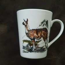 Llama Design Porcelain Coffee Mug - NEW - CHOICE OF 3 - MUST L@@K! 