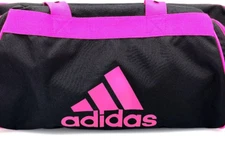 Adidas Diablo Black Shock Pink Duffel Bag Medium II New