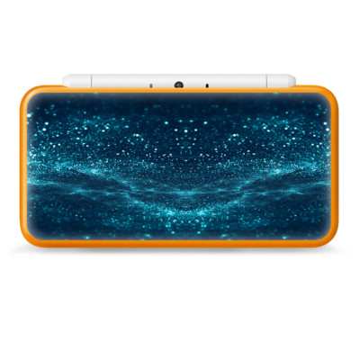 Skins Decal Wrap for Nintendo 2DS XL -  blue nebula meteor shower