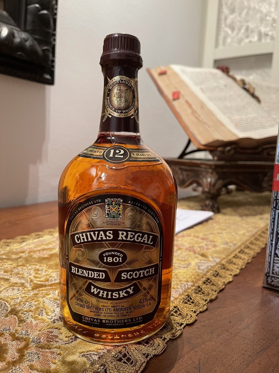 CHIVAS REGAL BLENDED SCOTCH WHISKY 12 YEARS 75 CL 43% VOL CON BOX