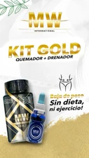 MW GOLD EDITION KIT FAT BURNER +DRAINER DETOX WEIGHT LOSS SUPPLEMENT ADELGAZANTE