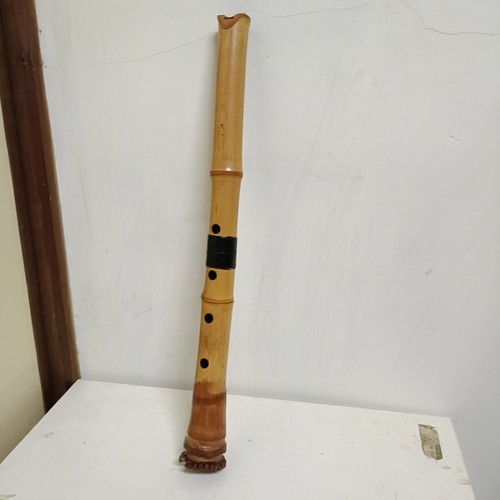JAPANESE ANTIQE SHAKUHACHI BAMBOO FLUTE SIGNACHURE - Picture 9 of 15