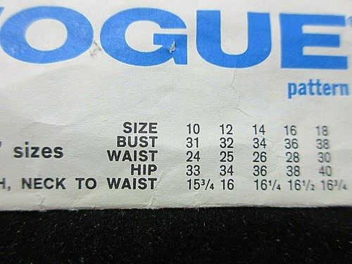 Vogue Pattern 6483 Size-12 - Imagen 6 de 10