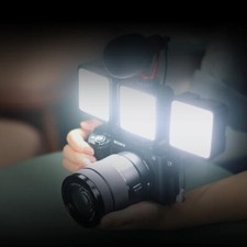 Mini RGB LED Video Light Camera Photography Lighting Pocket Live Screaming Vlog