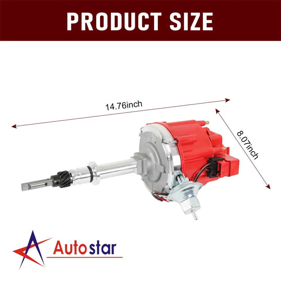 Дистрибьютор HEI с набором проводов для линейных грузовиков Chevrolet 292 230 250 GMC L6 78-85 - Изображение 4 из 4