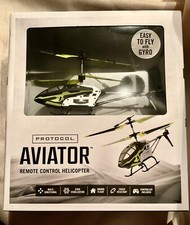 Protocol Aviator Indoor Remote Control Helicopter w/Gyro Stabilizer NIB