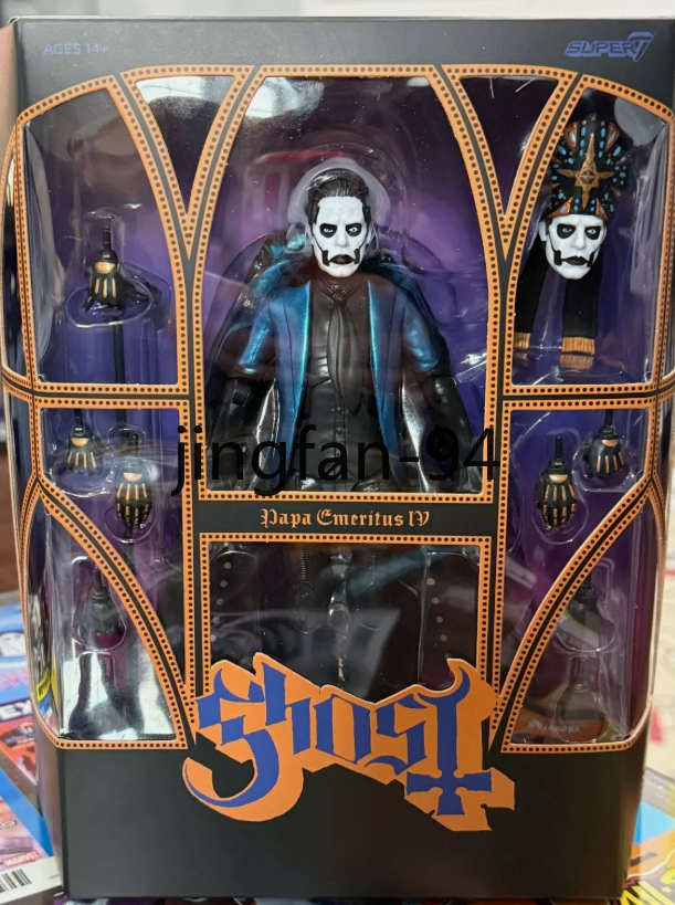 Super 7 GHOST Ultimate Papa Emeritus IV 4 Action Figure IN