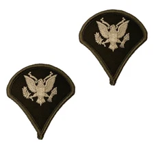 Official US Army E4-Specialist AGSU Sew on Military Patch Large (Pair)