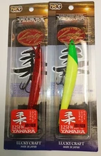 Lucky Craft Yawara Natural Swimming Action Saltwater Minnow Lot of 2 