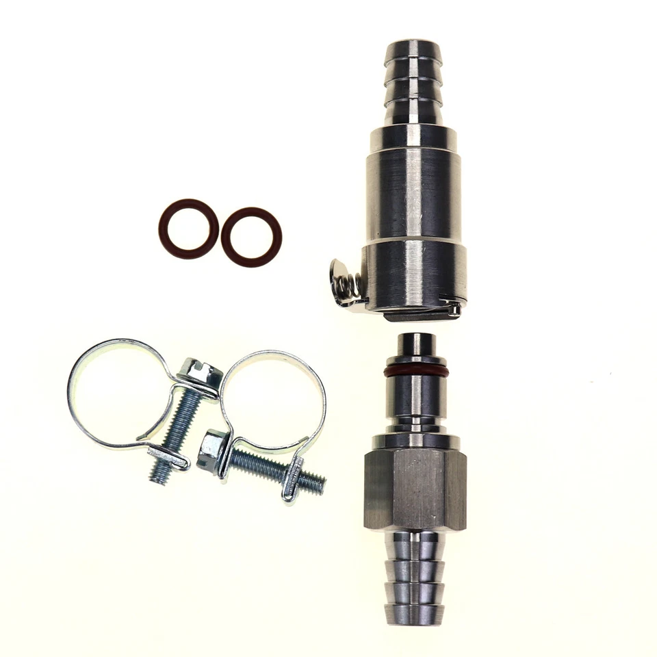 Honda VTX 1800 3/8" Gas Tank Fuel Line Quick Release Disconnect Coupling - Image 2 of 4