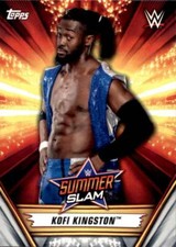 2019 Topps WWE Summerslam Wrestling Base #35 Kofi Kingston