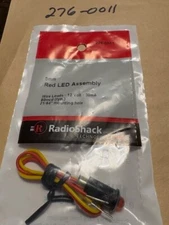 RadioShack 276-0011 5mm Red LED Assembly, Wire Leads, 12 Volt, 30mA, 80mcd