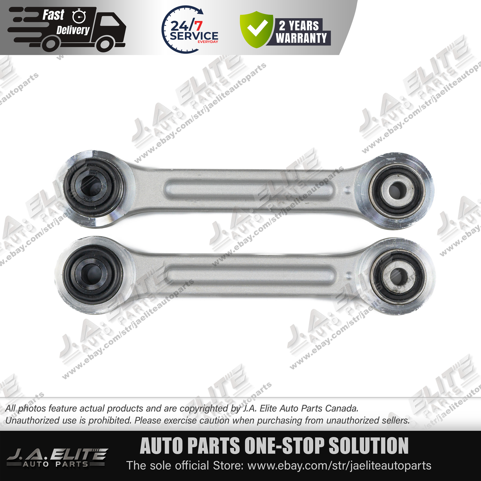 2pcs Rear Control Arm Side Rods fit Maserati Ghibli Quattroporte 2014+ 670006273