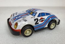 Tin Porsche 911 Martini racing friction drive toy