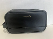 American Airlines Flagship First Class Black Amenity Kit Travel Bag NEW/Sealed