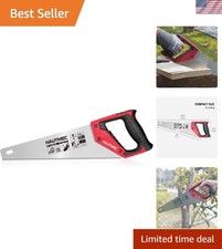 14 Inch Fine Cut Hand Saw for Gardening and Woodworking - Non-Slip Handle
