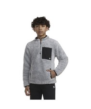NEW Hurley Boy's Sherpa Plush Printed Quarter-Zip Jacket Size 7/8