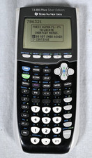 Texas Instruments TI-84 Plus Silver Edition Graphing Calculator Black Grey