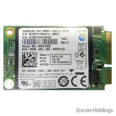 Dell (Samsung MZMPD128HAFV-000D1) Samsung SM841 128GB Internal Solid State KG53D
