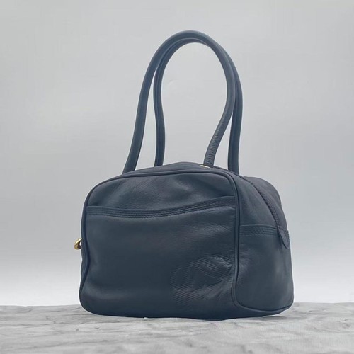 Loewe Handbag Anagram Nappa Leather Navy Blue 48180