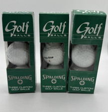9 VINTAGE SPALDING KRO-FLITE DIMPLE GOLF BALLS NEW 