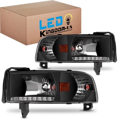 LEDKINGDOMUS Headlight Assembly, DOT-certified, Compatible with 94 95 96 97 9...