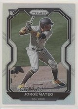 2021 Panini Prizm Tier II Silver Prizm Jorge Mateo #196 0w7