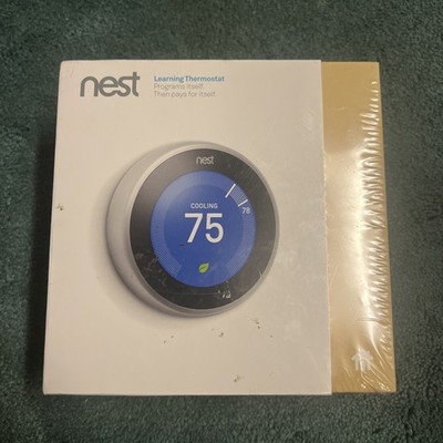 Nest Learning Thermostat T3007ES Wi-Fi Programmable Smart App Control